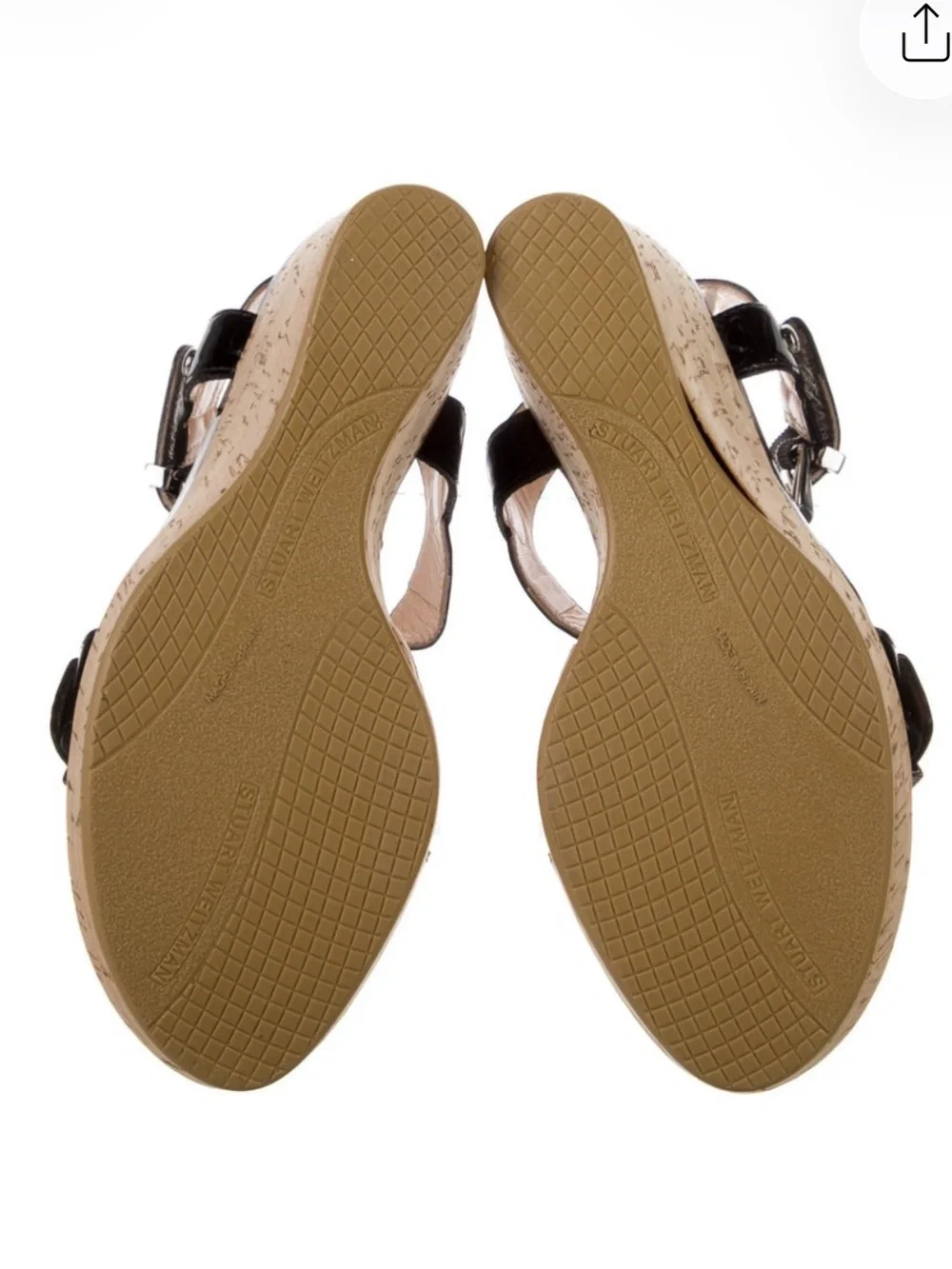 Stuart Weitzman Two Much Wedge | Size 7
